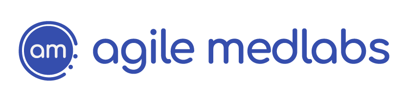 Agile MedLabs retina logo used in sticky header bar